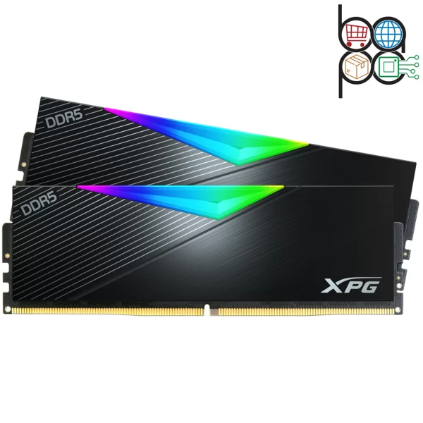 رم XPG LANCER RGB BLACK 32G (16G X 2) 5200MHz CL38 DDR5
