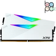 رم XPG LANCER RGB WHITE 32G (16G X 2) 5200MHz CL38 DDR5